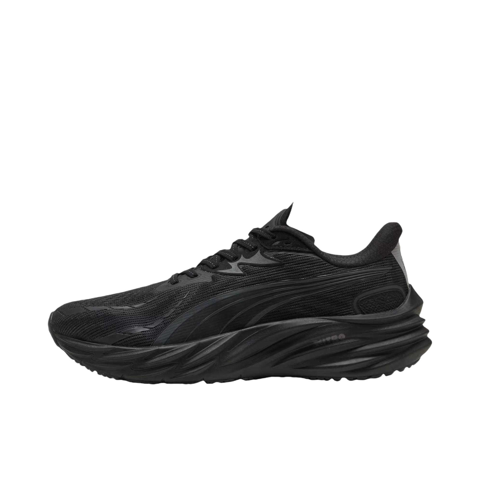 推荐商品：Puma/彪马 Velocity Nitro 4 跑鞋 透气减震回弹耐磨舒适 纯黑色