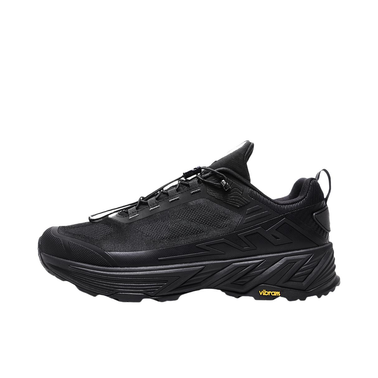 推荐商品：KOLON SPORT/可隆 MOVE ALPHA LITE 户外鞋 徒步鞋 轻量抓地低帮中性 曜影黑