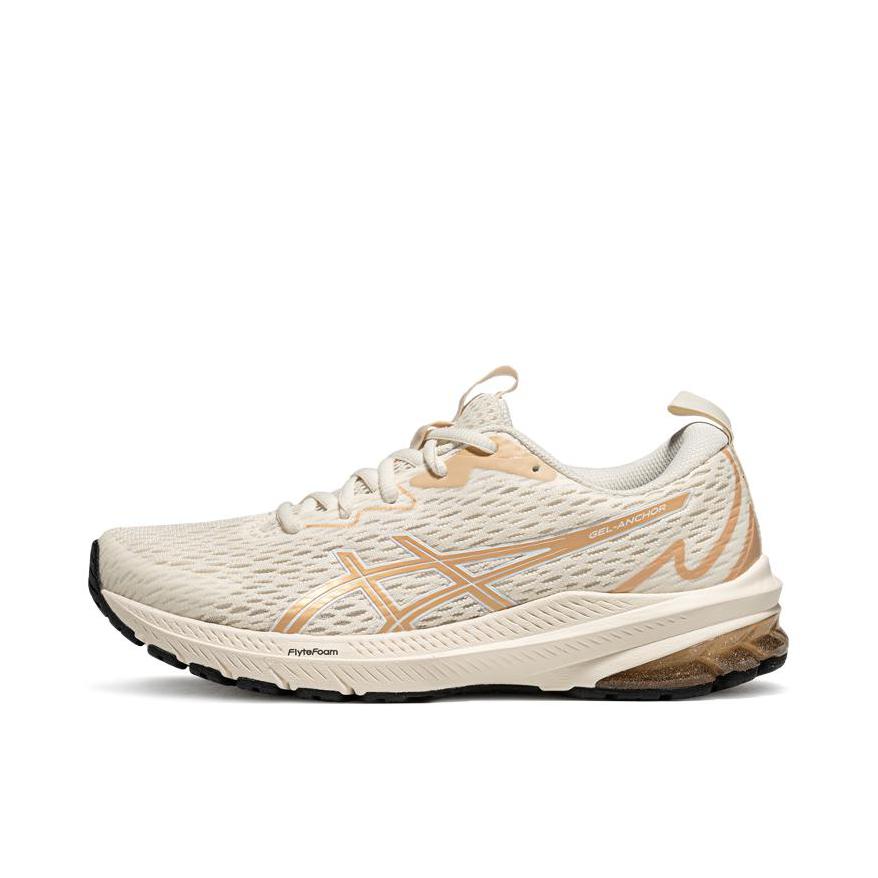 推荐商品：Asics/亚瑟士 GEL-ANCHOR 跑鞋 百搭耐磨低帮厚底轻量稳定支撑 女款/奶白色/米黄色