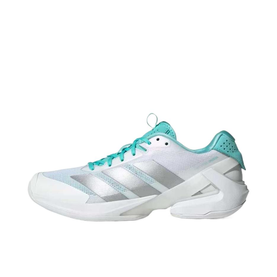 推荐商品：adidas Adizero Ubersonic 5 防滑 耐磨 贴合 低帮 平跟 网球鞋 女款/白色 