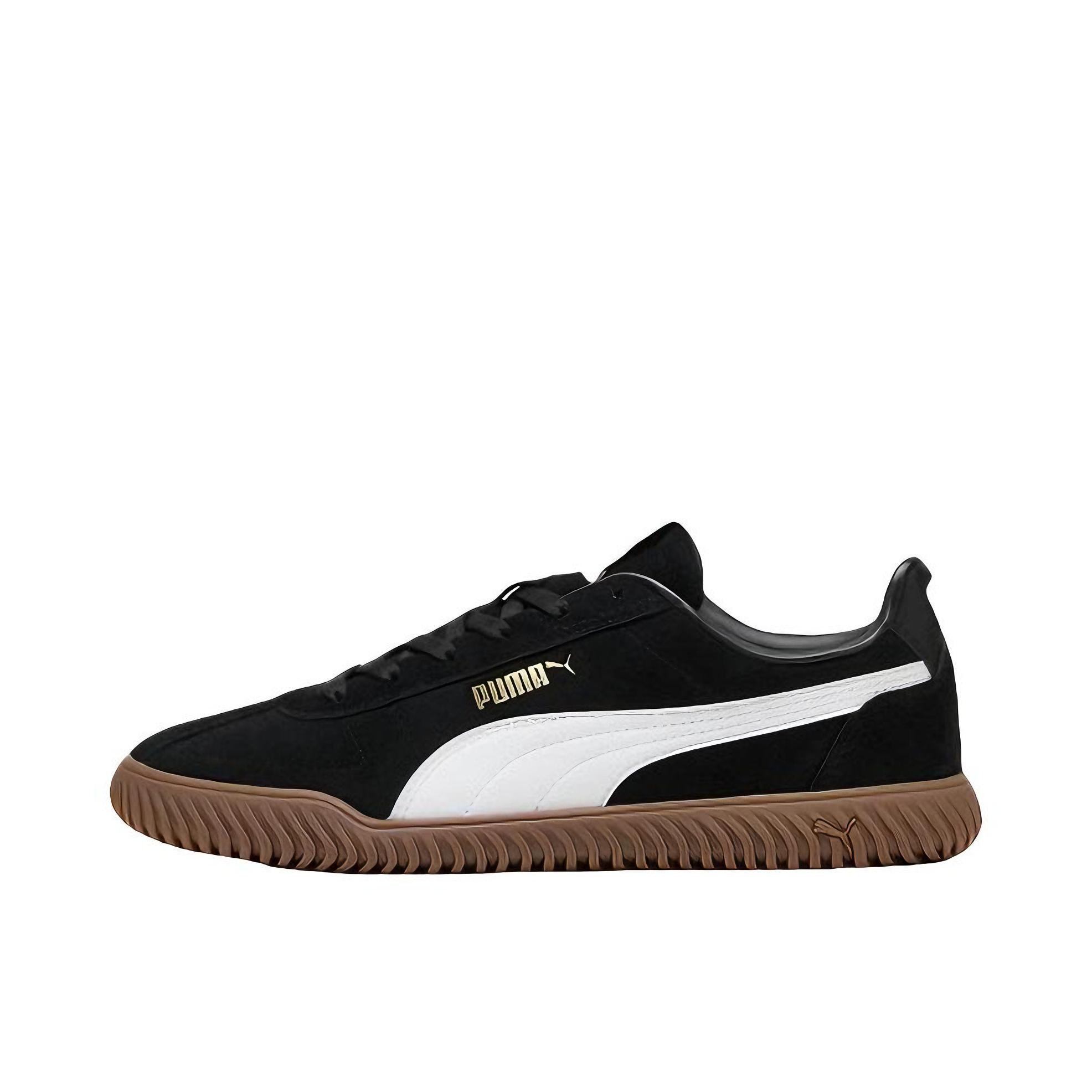推荐商品：Puma/彪马 CLUB KAYZER SD 运动休闲鞋 板鞋舒适复古百搭耐磨 黑色/白色