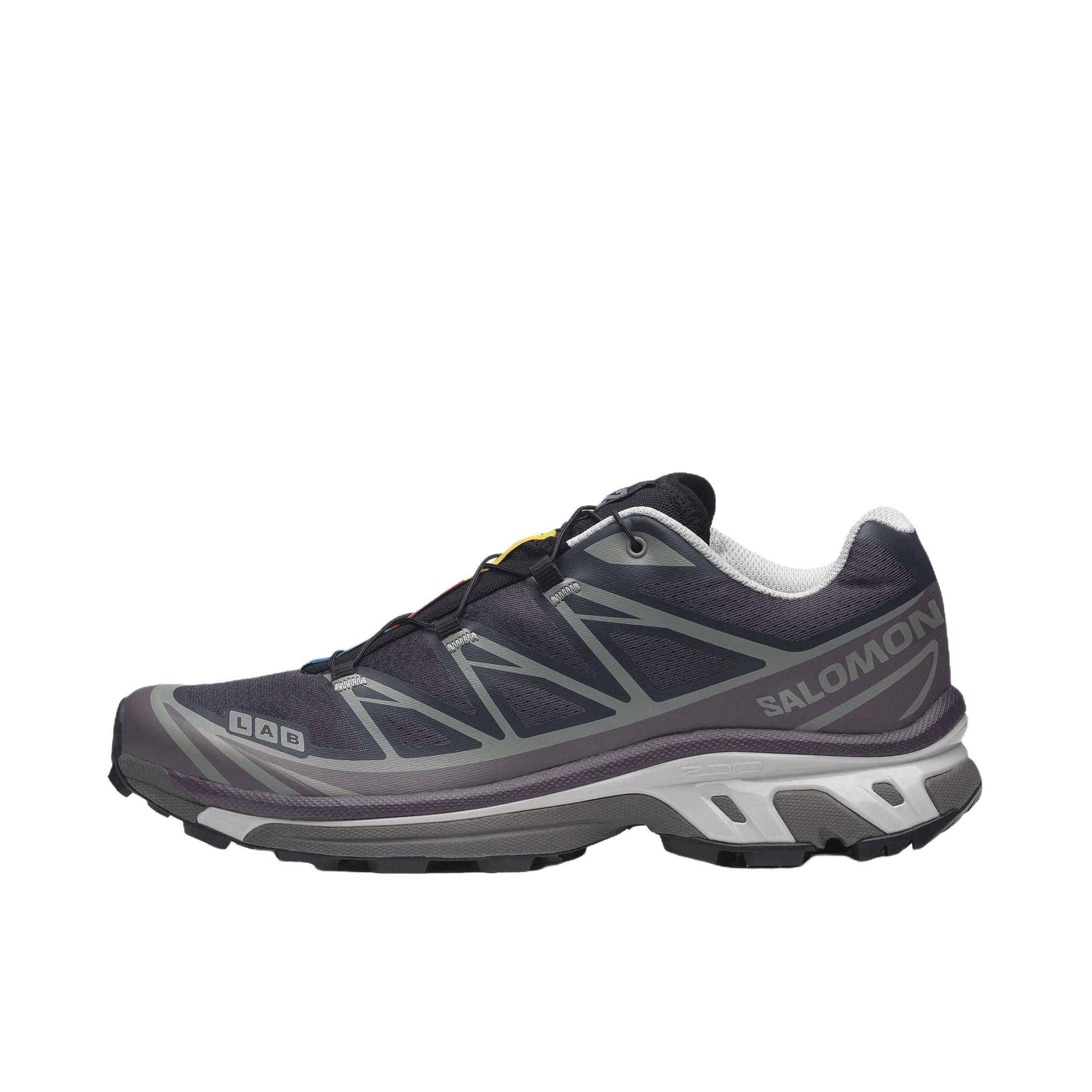 推荐商品：Salomon/萨洛蒙 XT-6 户外休闲鞋 越野跑鞋 织物复古机能透气网布支撑防水包裹性 黑色/灰色/白色