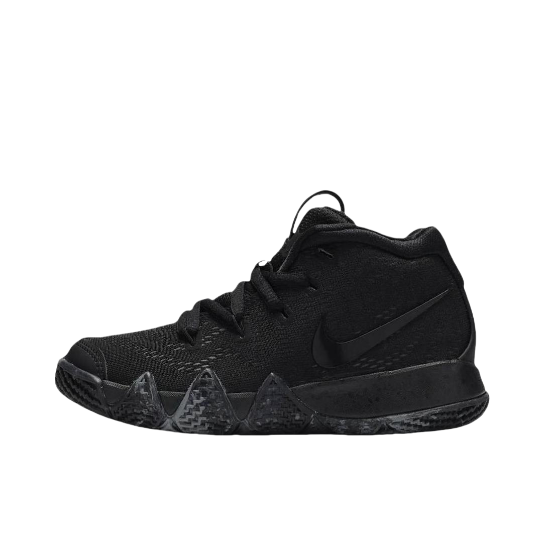 推荐商品：Nike Kyrie 4 欧文4 zoom 缓震防滑 实战耐磨 圆头 运动 织物 篮球鞋 大童/黑色