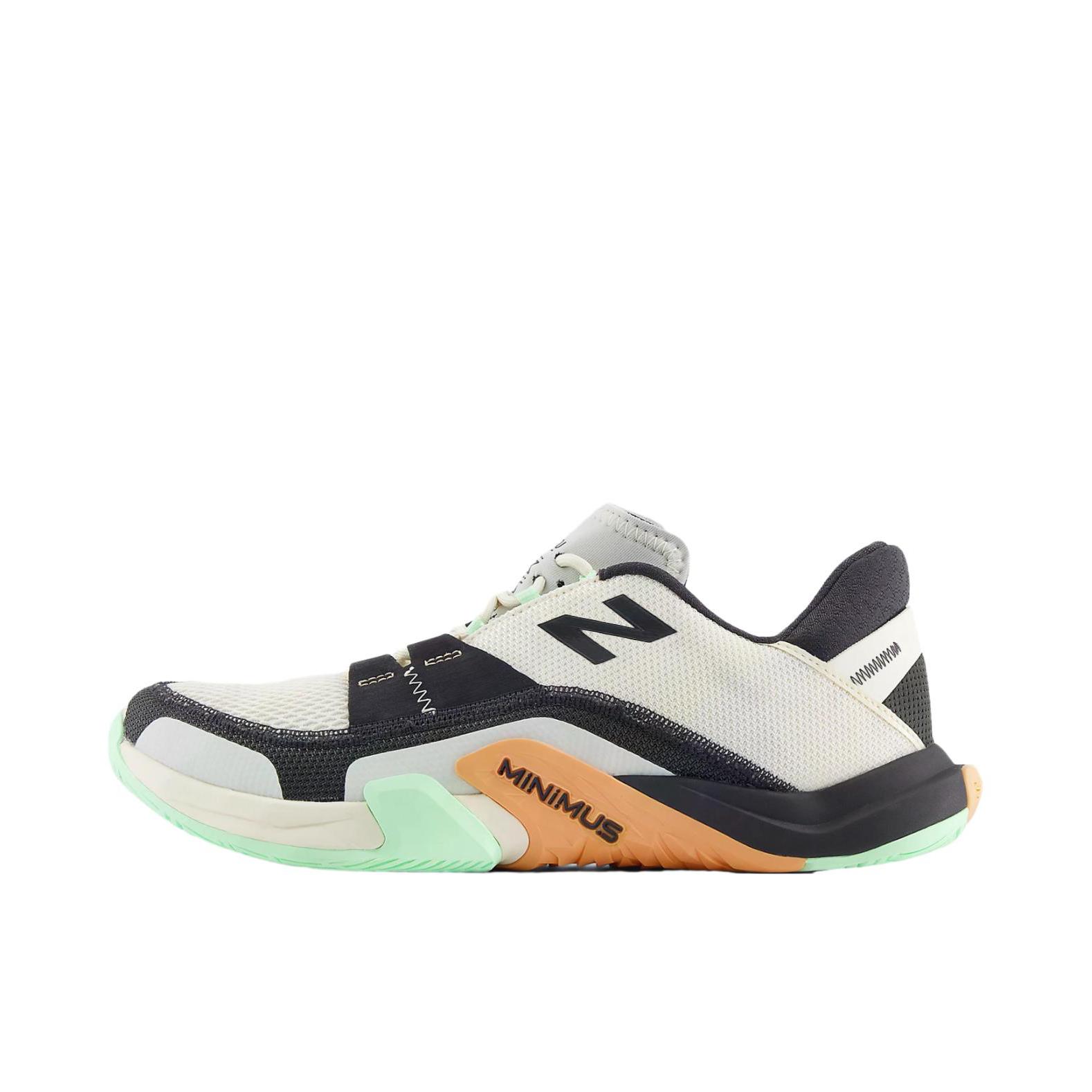 推荐商品：New Balance Minimus TR v2 防滑 低帮 平跟 圆头 训练鞋 D宽/米色/黑色 