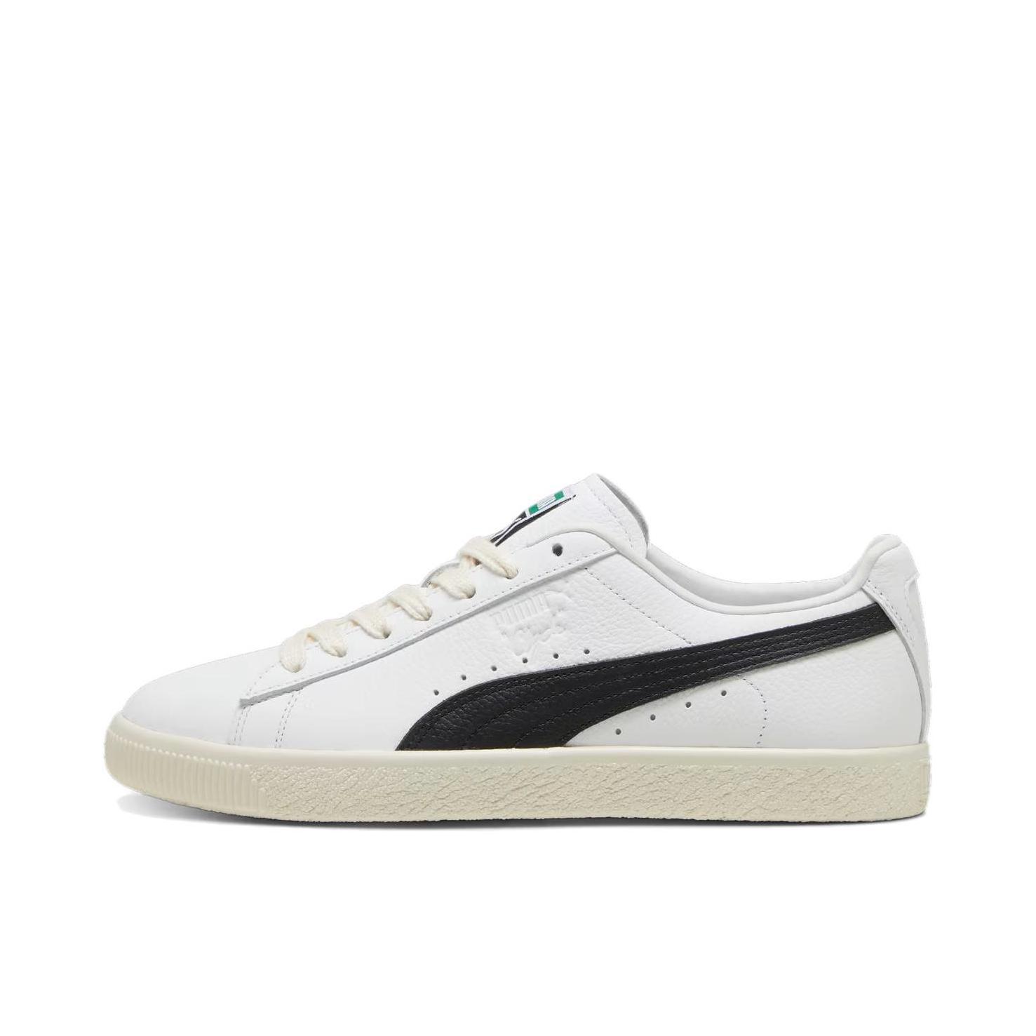 推荐商品：Puma/彪马 Clyde OG 板鞋 烫金标志舒适轻便防滑耐磨复古贴合 米色/白色