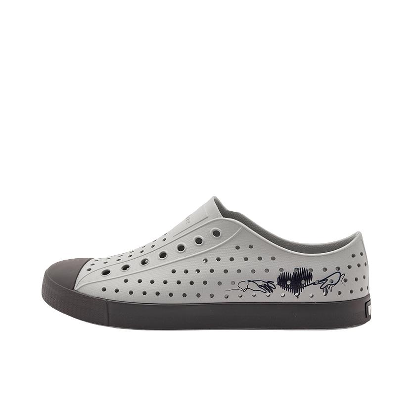 推荐商品：native shoes Jefferson系列 轻便透气 软底 舒适百搭 沙滩 运动休闲鞋 11100103 陨石灰/深灰色