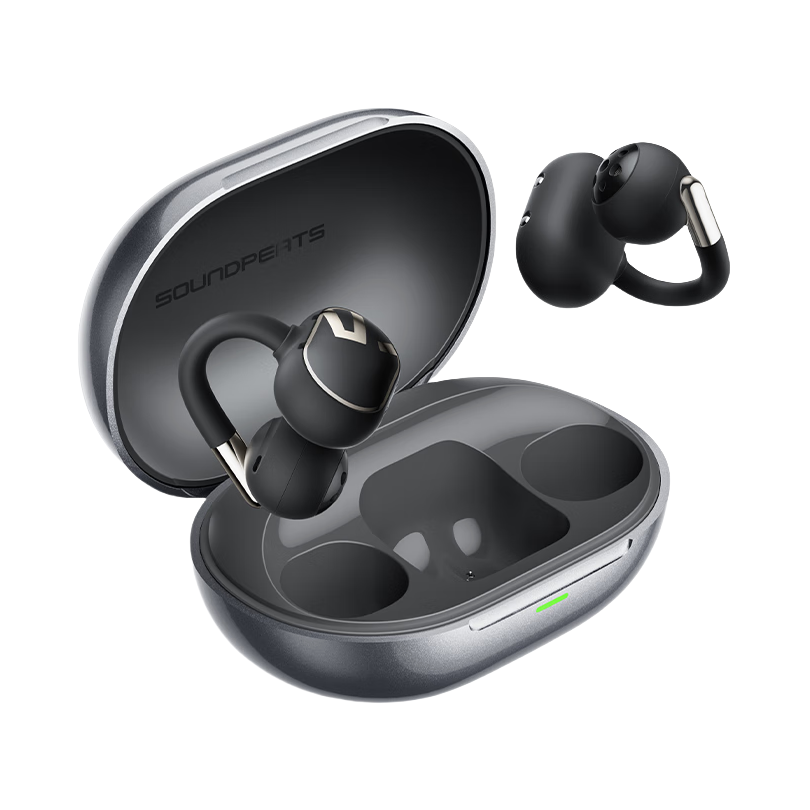 推荐商品：SoundPEATS/泥炭 Clip 1 耳夹式 蓝牙耳机 杜比音效 舒适佩戴