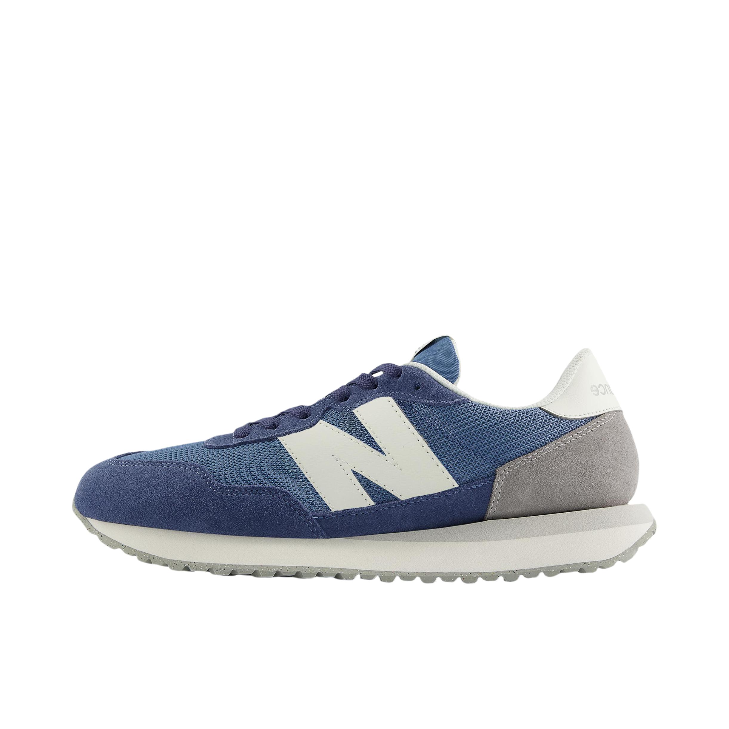 推荐商品：New Balance 237 跑鞋 减震透气防滑耐磨轻便潮流复古织物 D宽/深蓝色