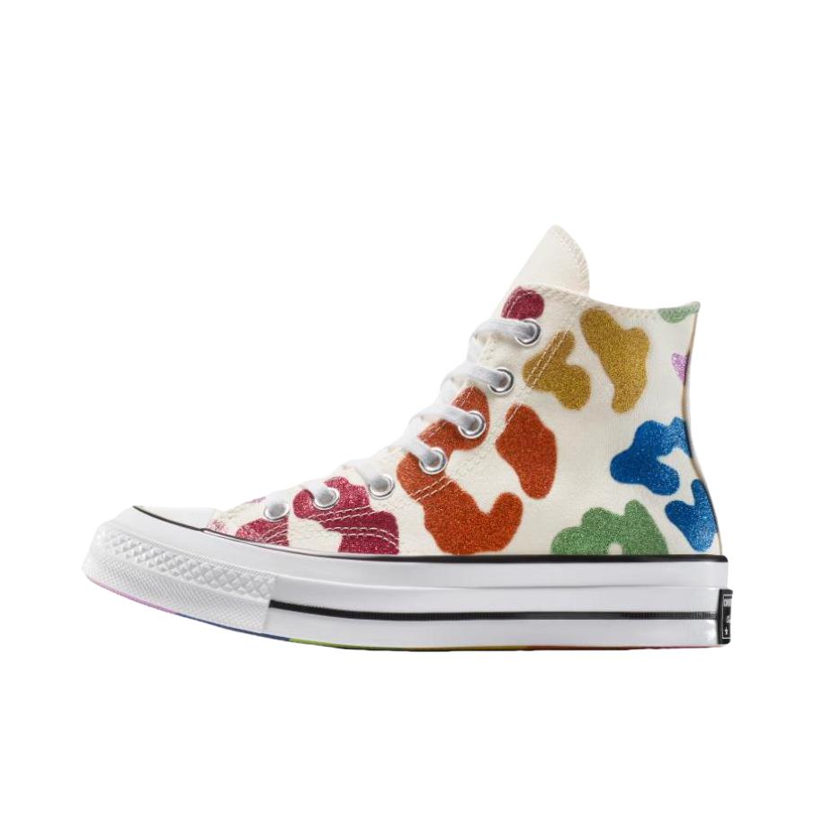 推荐商品：Converse/匡威 Chuck 70 帆布鞋 防滑耐磨薄底轻便透气舒适百搭复古时尚贴合圆头流光风 白色