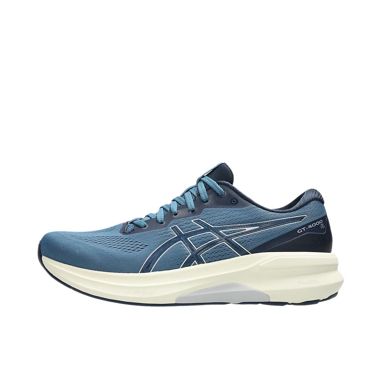 推荐商品：Asics/亚瑟士 GT-4000 4 跑鞋 减震透气防滑耐磨低帮舒适百搭轻量回弹贴合圆头 蓝色