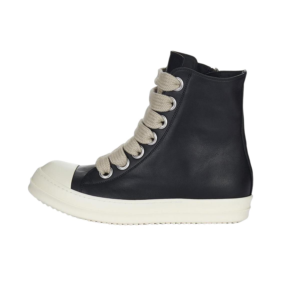推荐商品：Rick Owens 运动休闲鞋 小牛皮经典百搭时尚简约耐磨圆头厚底 女款/黑色/白色
