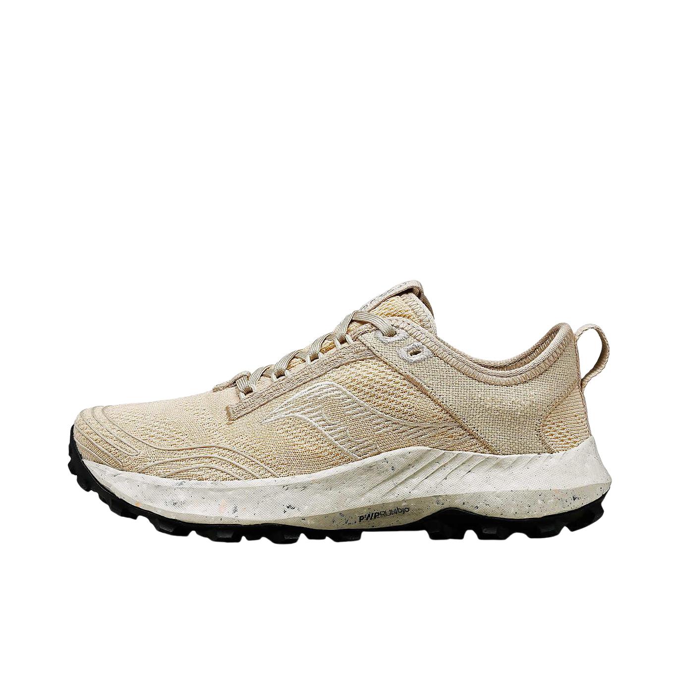 推荐商品：Saucony/索康尼 Peregrine RFG 简约 防滑 低帮 系带 户外鞋 白色/灰色