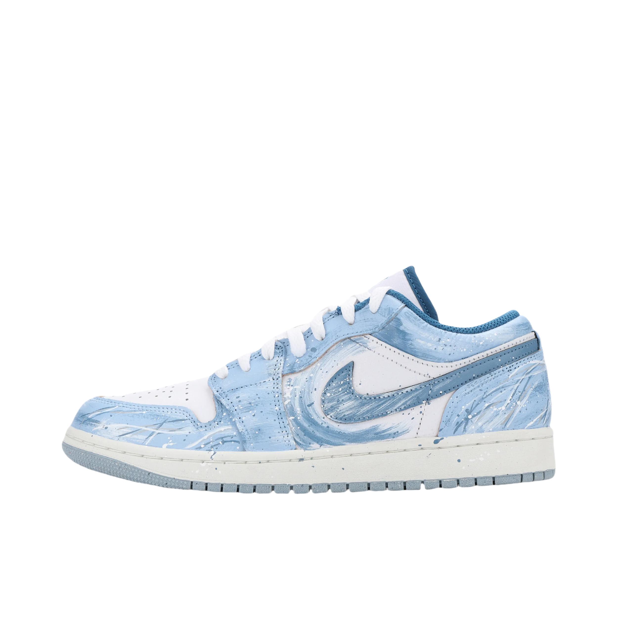 推荐商品：【定制球鞋】Air Jordan 1 减震 耐磨 透气 平跟 复古 潮流 简约 包裹性 防滑 轻便 支撑 增高 板鞋 逸风绘梦