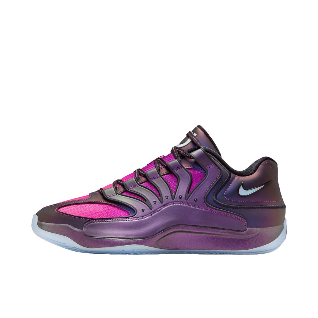 推荐商品：Nike KD 18 篮球鞋 实战防滑耐磨支撑回弹缓震 紫色/粉色