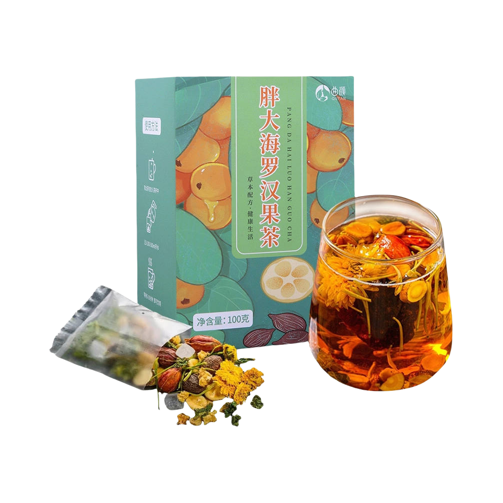 推荐商品：曲颜 胖大海罗汉果茶 盒装