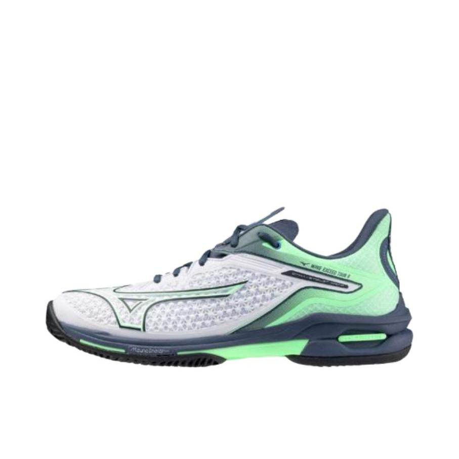 推荐商品：Mizuno/美津浓 Enerzy Net Exceed 6 防滑 减震 耐磨 稳定 网球鞋 61GA247061 薄荷绿