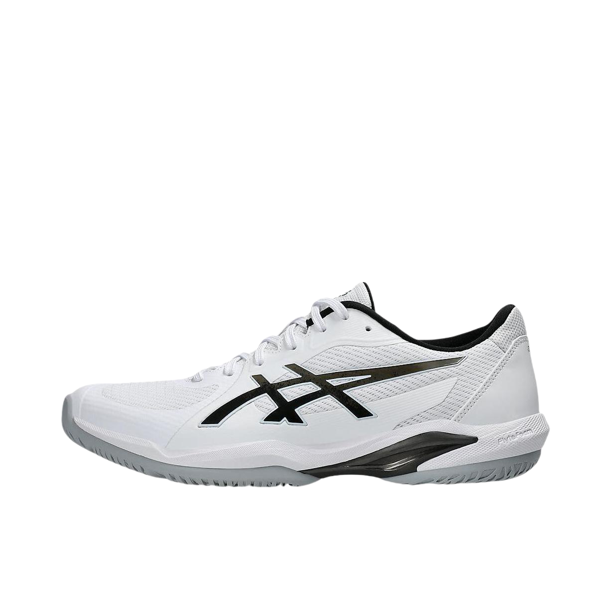 推荐商品：Asics/亚瑟士 Solution Swift FF 2 舒适减震 防滑耐磨 低帮 平跟 网面透气 网球鞋 白色/黑色