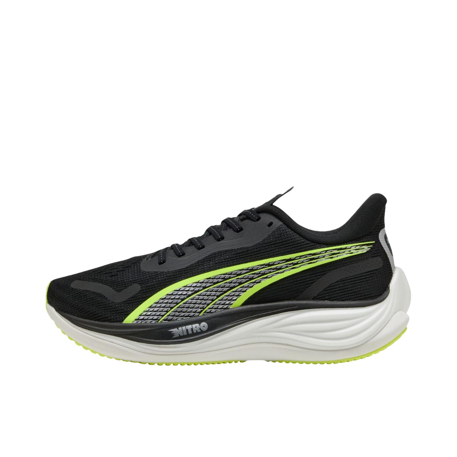 推荐商品：Puma/彪马 Velocity Nitro 3 彪速3 氮气科技 回弹 轻便缓震 跑鞋 碳黑色/黄色