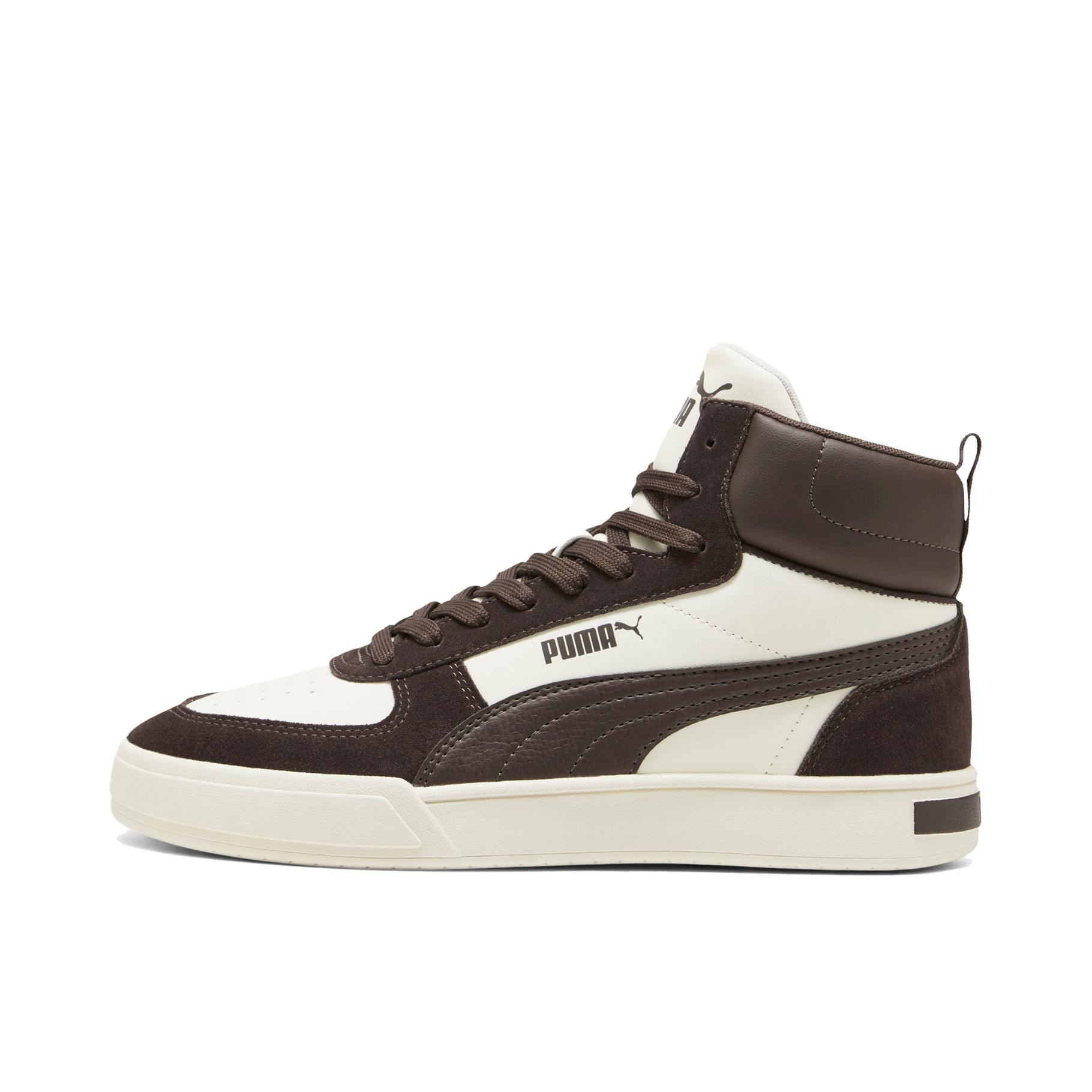 推荐商品：Puma/彪马 Caven Dime 小白鞋 板鞋 缓震回弹防滑耐磨轻便透气舒适百搭复古薄底美式流光风 中帮/米白色/咖啡棕