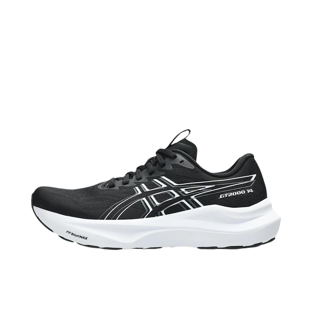 推荐商品：Asics/亚瑟士 GT-2000 14 跑鞋 舒适百搭支撑缓震回弹稳定支撑 女款/黑色/白色