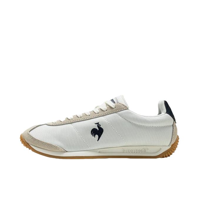 推荐商品：le coq sportif/乐卡克 复古 耐磨 简约 网球风 复古风 牛皮 阿甘鞋 运动休闲鞋 CMT-233116 白色/蓝色