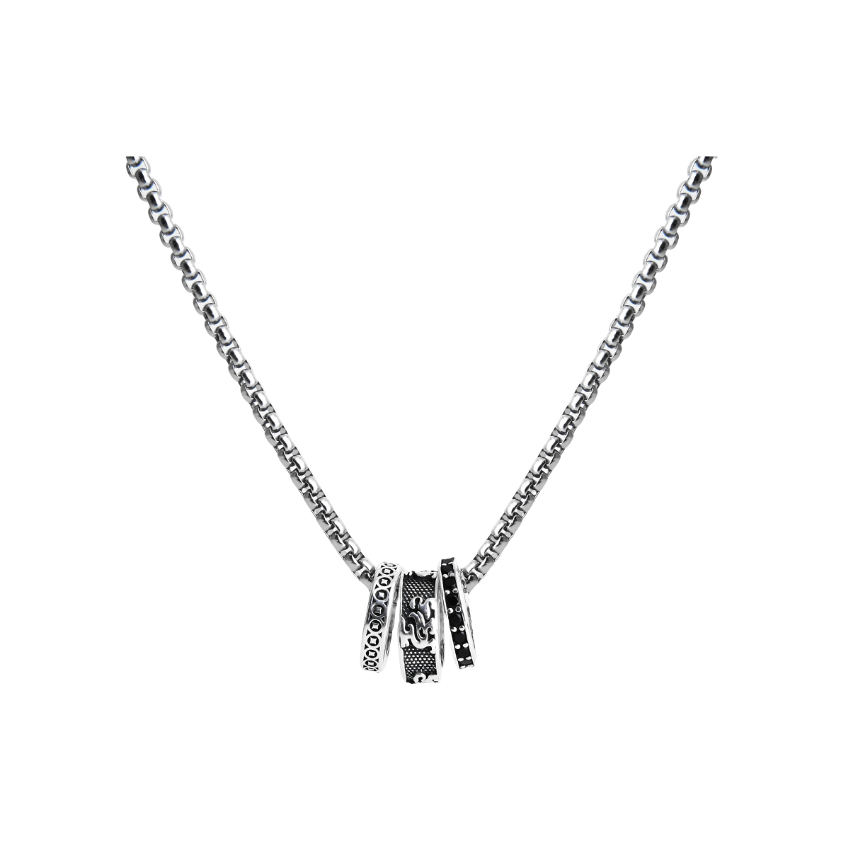 推荐商品：永恒旋律 吞金兽貔貅足银项链 dwyh25012202