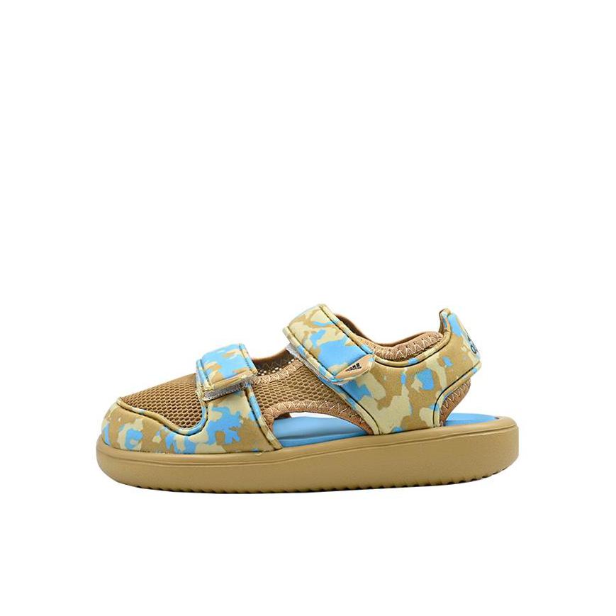 推荐商品：adidas Water Sandal 凉鞋儿童 防滑耐磨太空革舒适透气速干轻便百搭简约魔术贴沙滩玩水包头运动软底 小童/浅金
