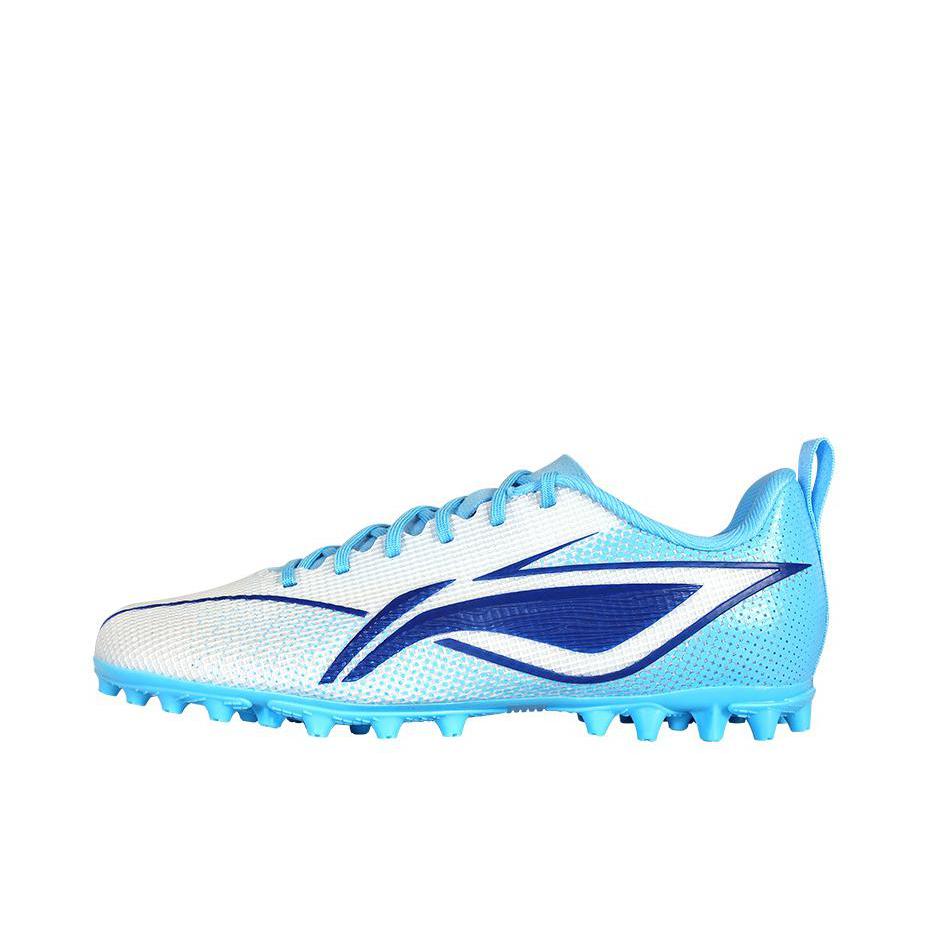 推荐商品：李宁 疾影系列 MG 入门 短钉 低帮 圆头 运动鞋儿童 足球鞋 大童/标准白/荧光空蓝