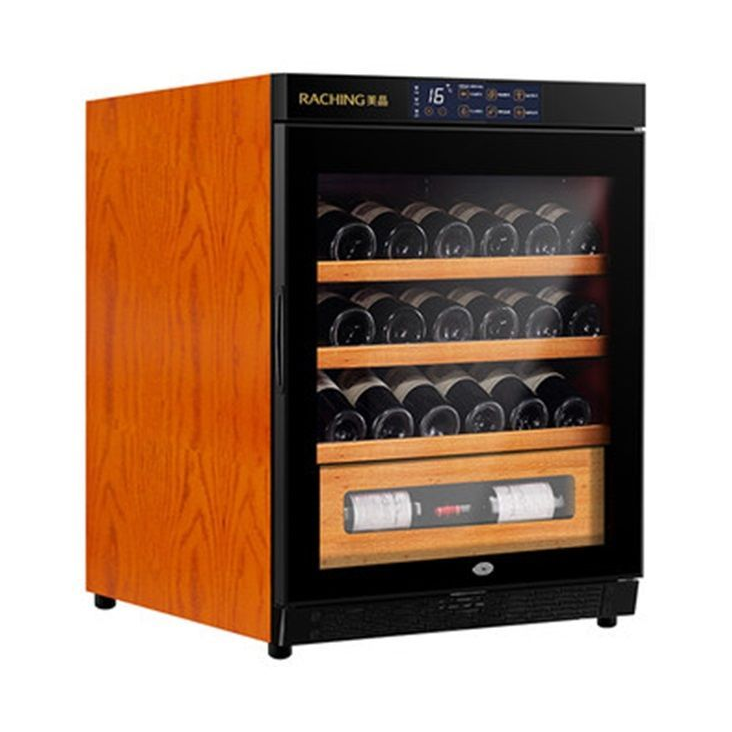 推荐商品：RACHING/美晶 W150A-MC 单门冰箱 150L 黑晶LCD面板 超温微信报警