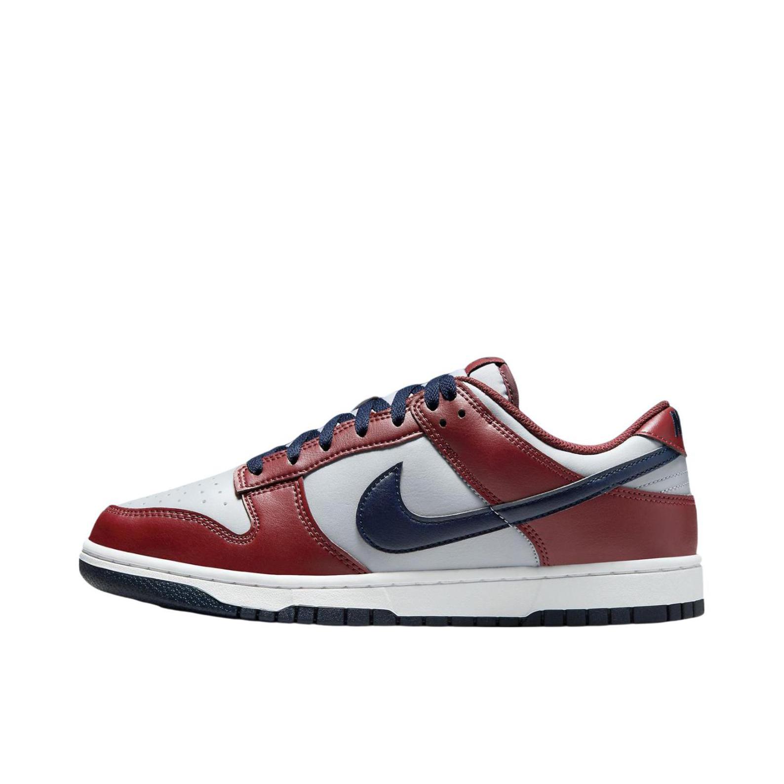 推荐商品：Nike Dunk 板鞋 经典复古百搭 狼灰色/暗队红/白色/黑曜石色