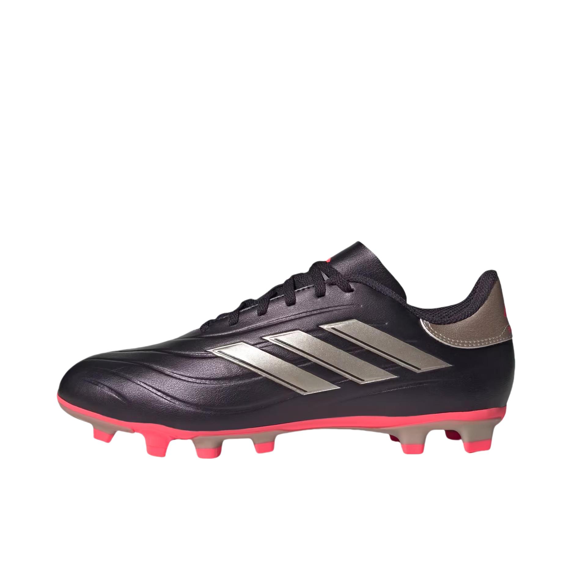 推荐商品：adidas Copa Pure 2.1 HG/AG 顶级 混钉 防滑 足球鞋 黑色/红色/银色