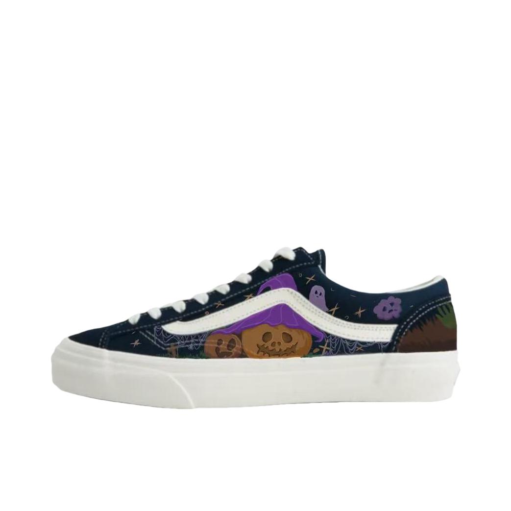 推荐商品：【定制球鞋】 Vans/范斯 Style 36 板鞋 舒适减震轻便耐磨低帮系带平跟 万圣俱乐部