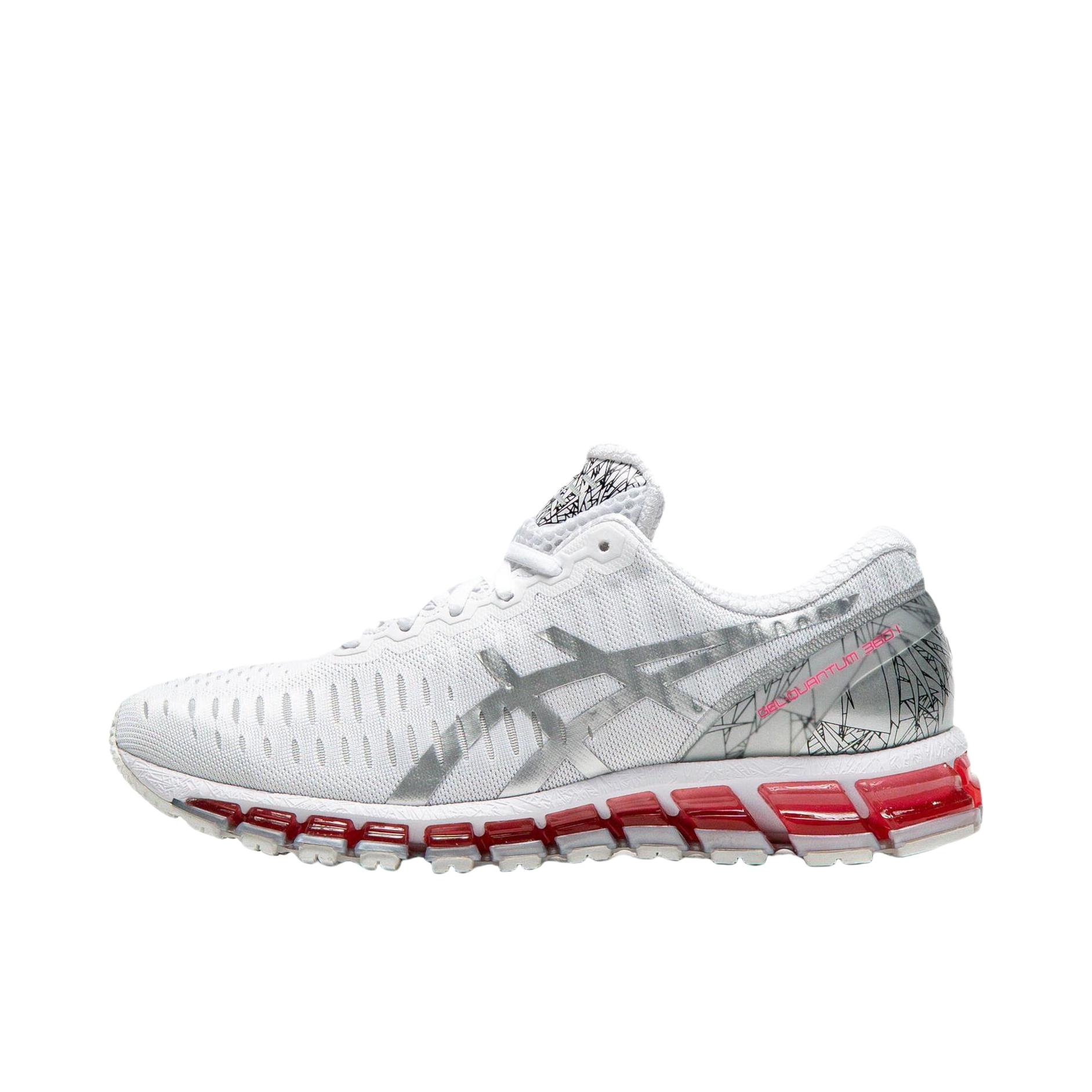 推荐商品：Asics/亚瑟士 Gel-Quantum 360 跑鞋 透气轻便耐磨防滑舒适百搭休闲运动低帮贴合支撑 白色