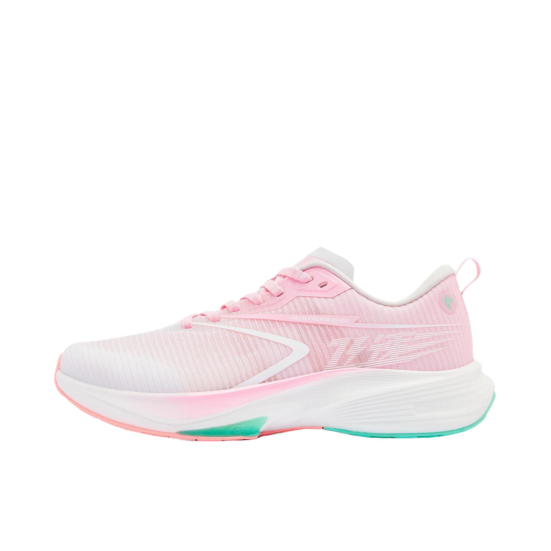 推荐商品：乔丹体育 飞速 2.0 跑鞋 网面回弹缓震防滑耐磨轻便透气体测体考竞速训练防风 男款/樱花粉