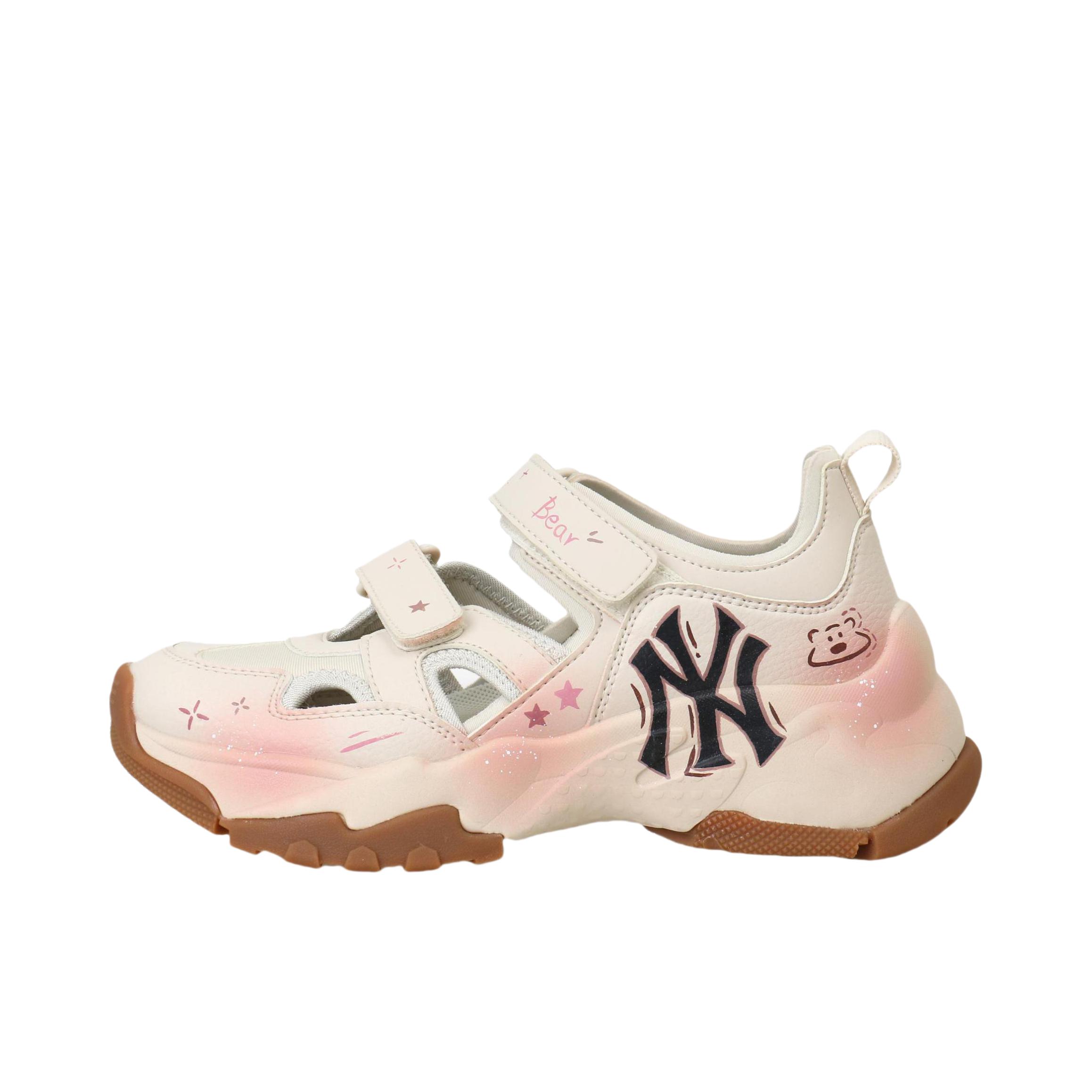 推荐商品：【定制鞋】MLB Sandal Chunky Mask 防滑耐磨 透气轻便 凉鞋 甜心小熊