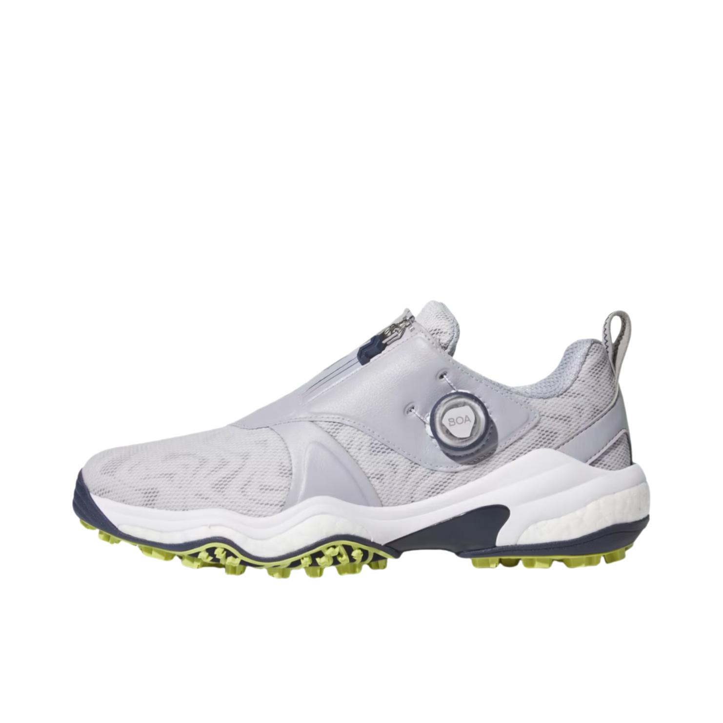 推荐商品：adidas CODECHAOS 25 BOA 防滑 耐磨 平跟 高尔夫鞋 短跑灰/学院海军蓝 