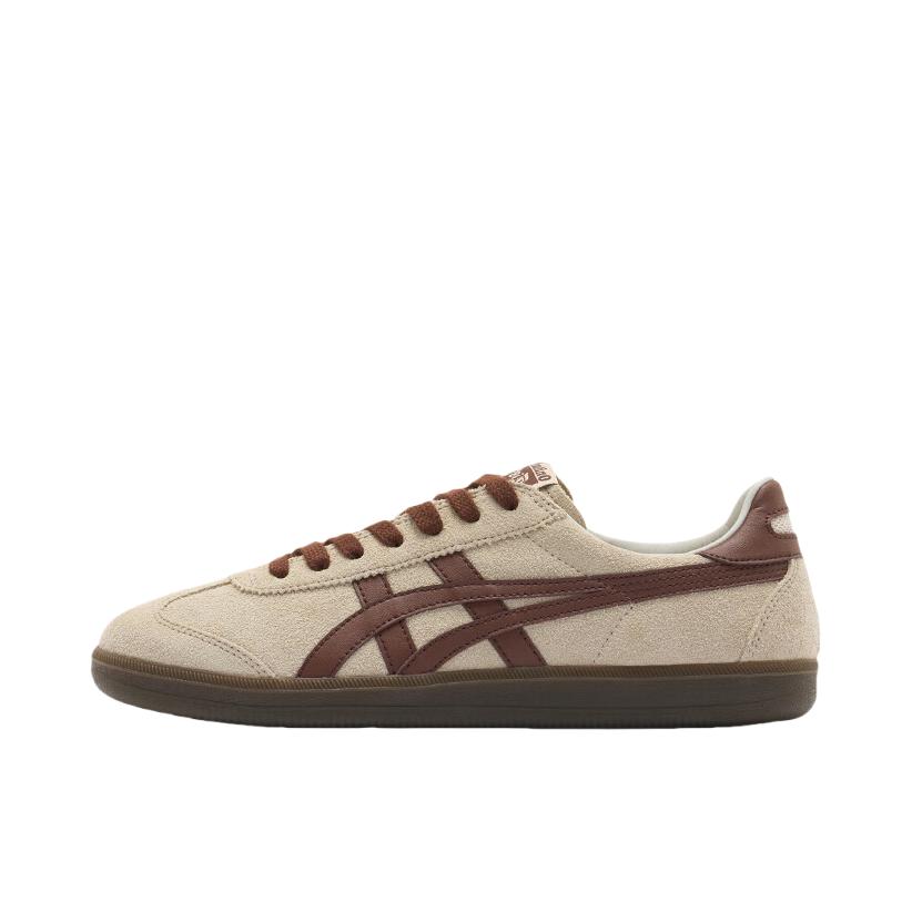 推荐商品：Onitsuka Tiger Tokuten 德训鞋 板鞋 防滑耐磨舒适减震织物复古百搭一脚蹬 棕色/米白色