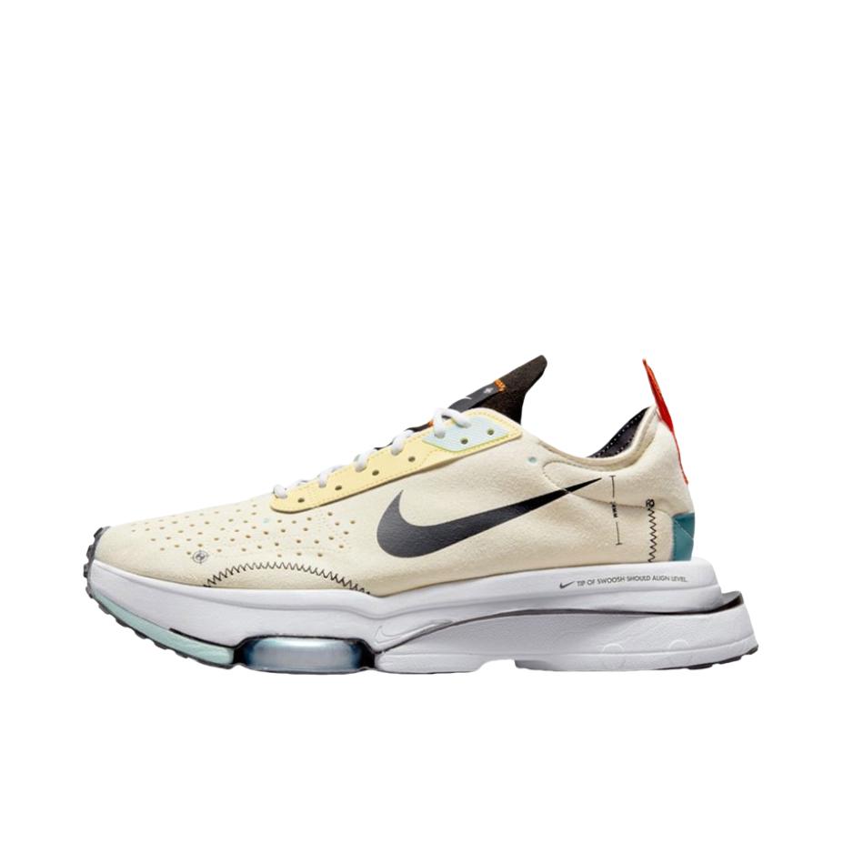 推荐商品：Nike Air Zoom Type 跑鞋 复古缓震轻便透气舒适耐磨气垫解构合成革减震防滑 米白/黑色