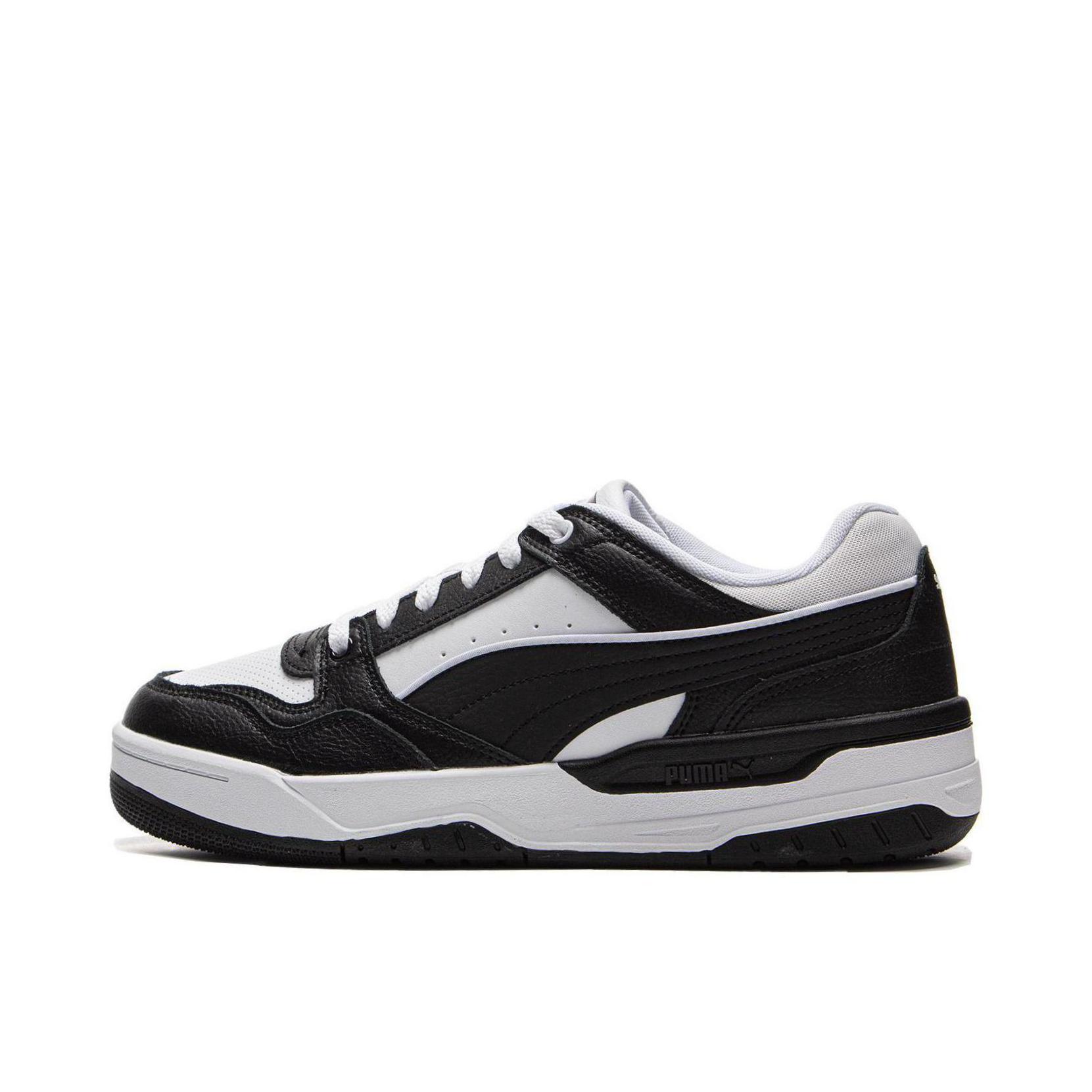 推荐商品：Puma/彪马 REBOUND 1948 板鞋 防滑耐磨舒适低帮橡胶时尚百搭复古贴合篮球风 黑色/白色 