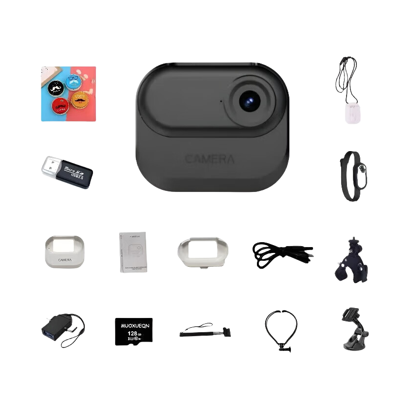 推荐商品：MOXUEQN/墨雪卿 拇指运动相机 磁吸充电 1200万像素 户外拍摄 行车记录仪