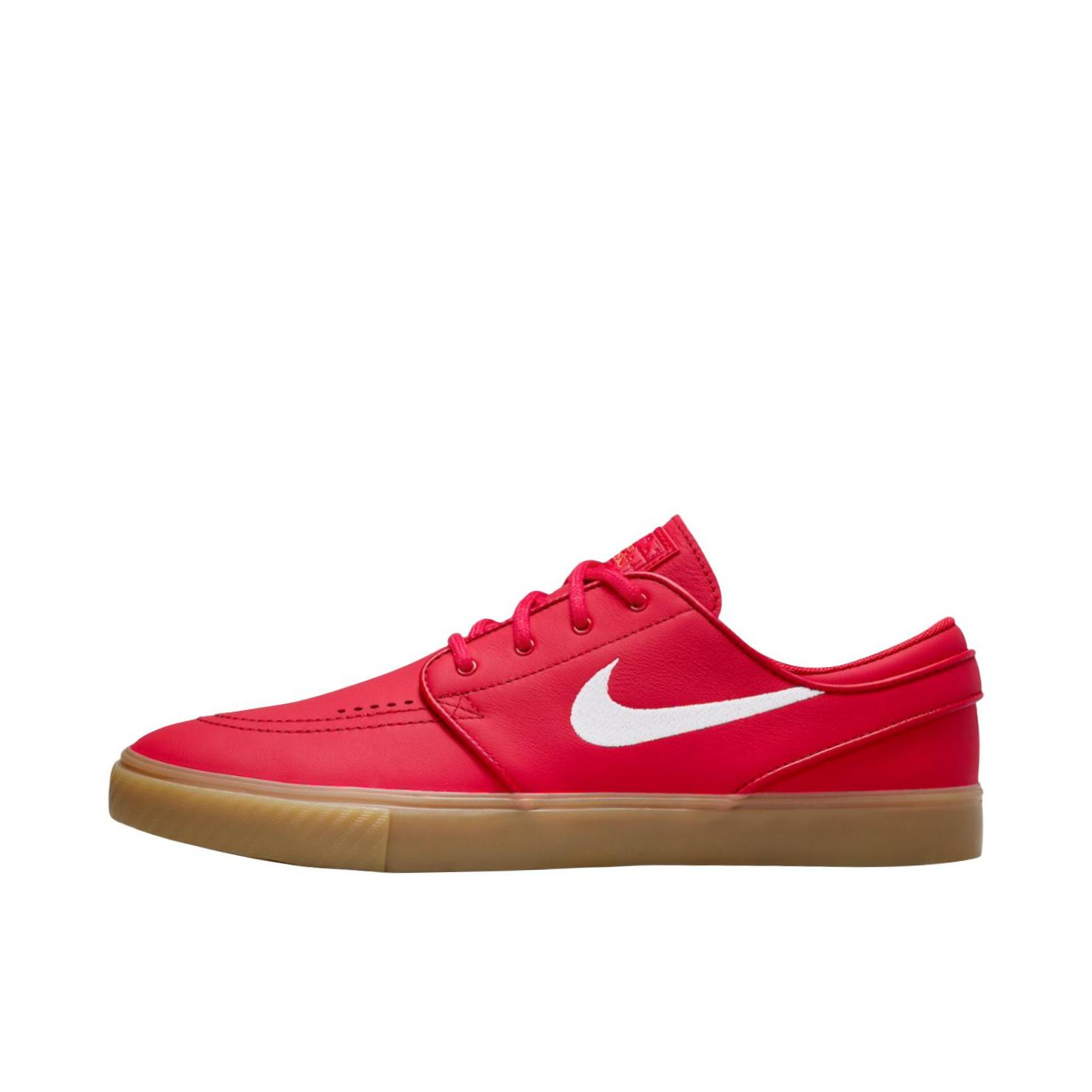 推荐商品：Nike SB Zoom Janoski OG+ 滑板鞋 板鞋 缓震舒适轻便防滑耐磨胶底复古时尚潮流 红色/白色/棕色