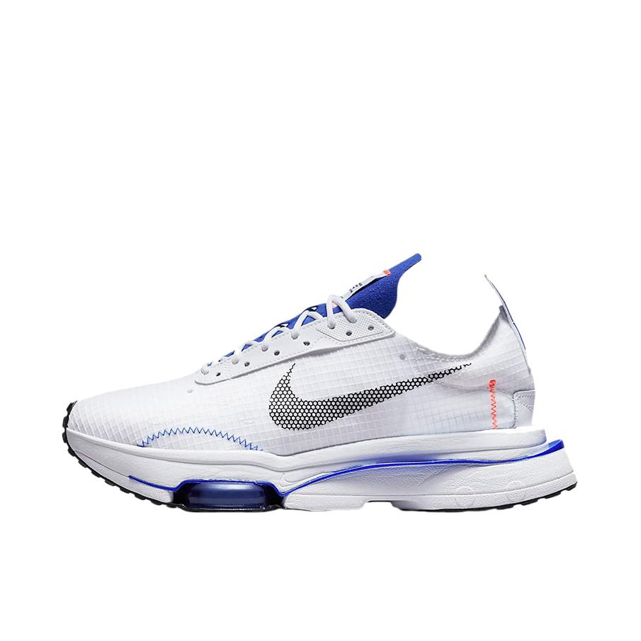 推荐商品：Nike Air Zoom Type 跑鞋 复古缓震轻便透气舒适耐磨气垫解构合成革减震防滑 白蓝色