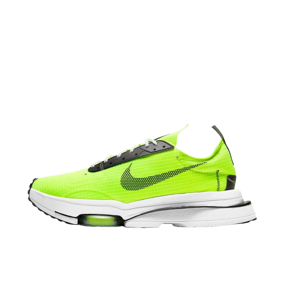 推荐商品：Nike Air Zoom Type 跑鞋 复古缓震轻便透气舒适耐磨气垫解构合成革减震防滑 荧光绿/黑色/白色