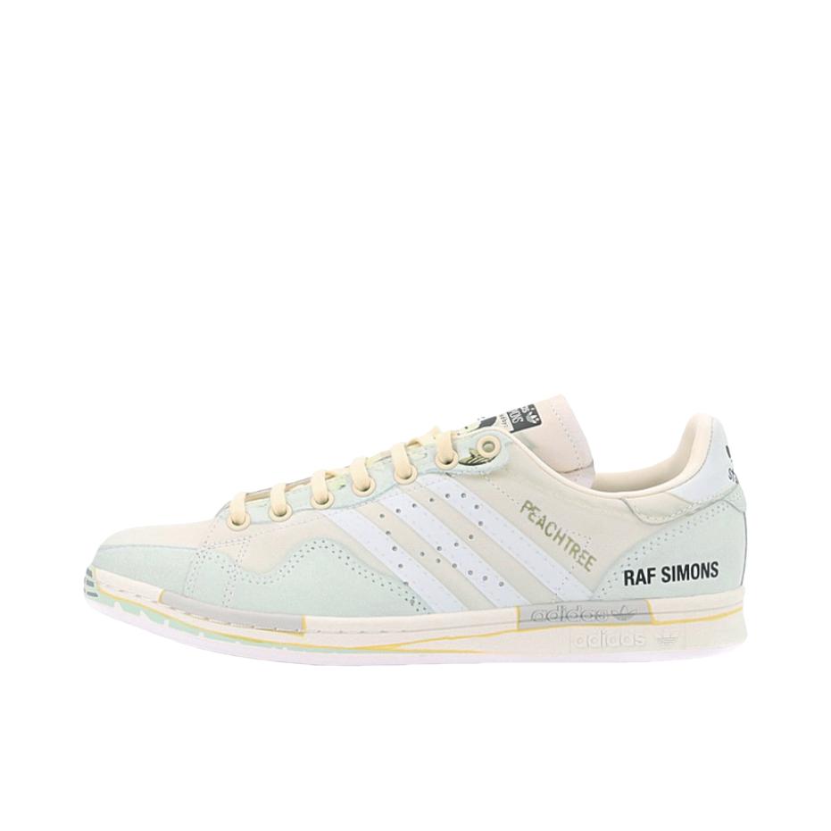 推荐商品：adidas originals Stan Smith 板鞋 轻便防滑耐磨休闲运动轻量稳定旋转按钮贴合 Raf Simons/Cloud White/Blue Raf Simons蓝/白