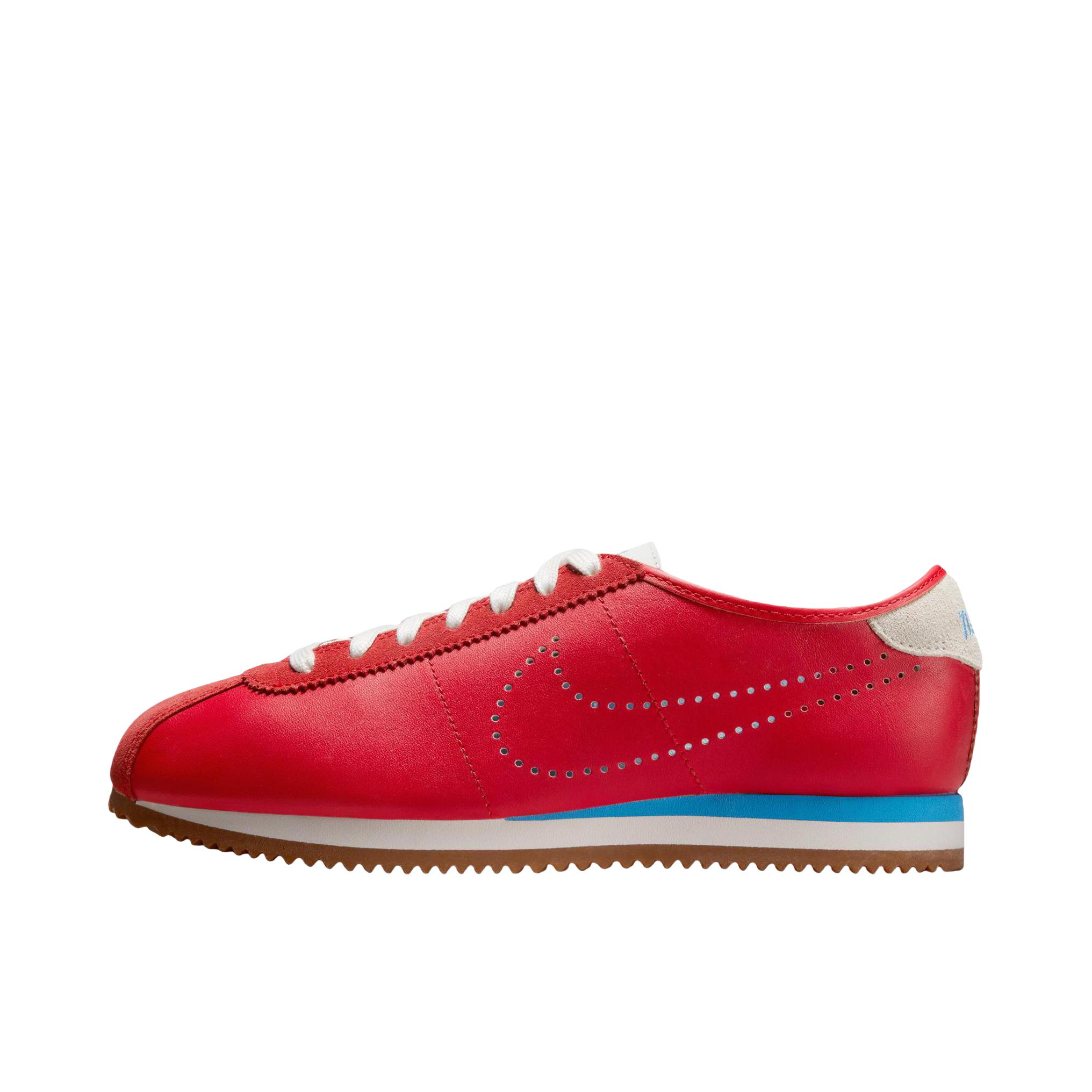 推荐商品：Nike Classic Cortez 阿甘鞋 跑鞋 防滑耐磨缓震透气轻便抓地舒适低帮耐穿贴合 大学红/山峰白/橡皮中褐/大学蓝
