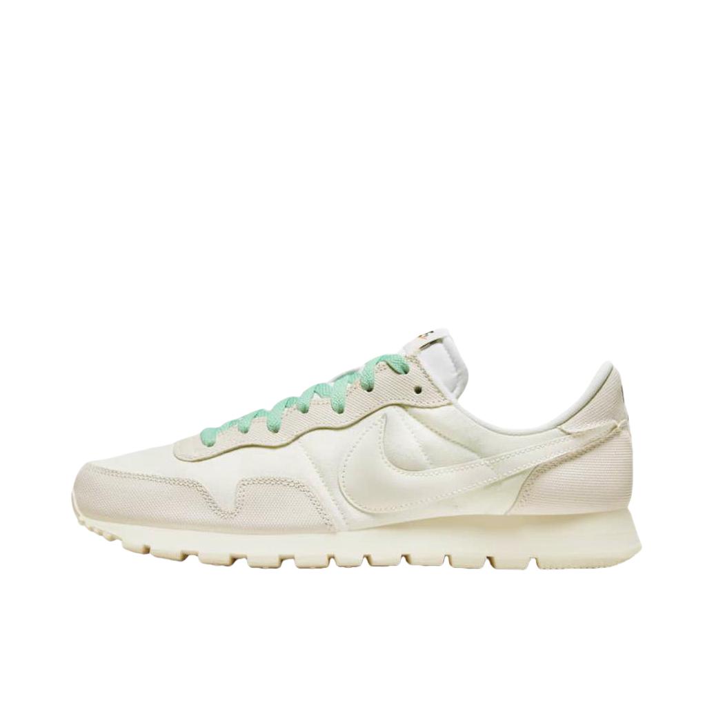 推荐商品：Nike/耐克 Air Pegasus 83 跑鞋 休闲复古防滑耐磨舒适透气缓震轻便运动低帮缓冲系带包裹性 Vintage/白色/绿色