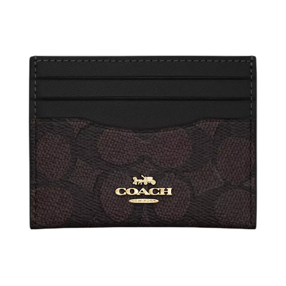 推荐商品：Coach 10 品牌徽标多卡位皮革卡包