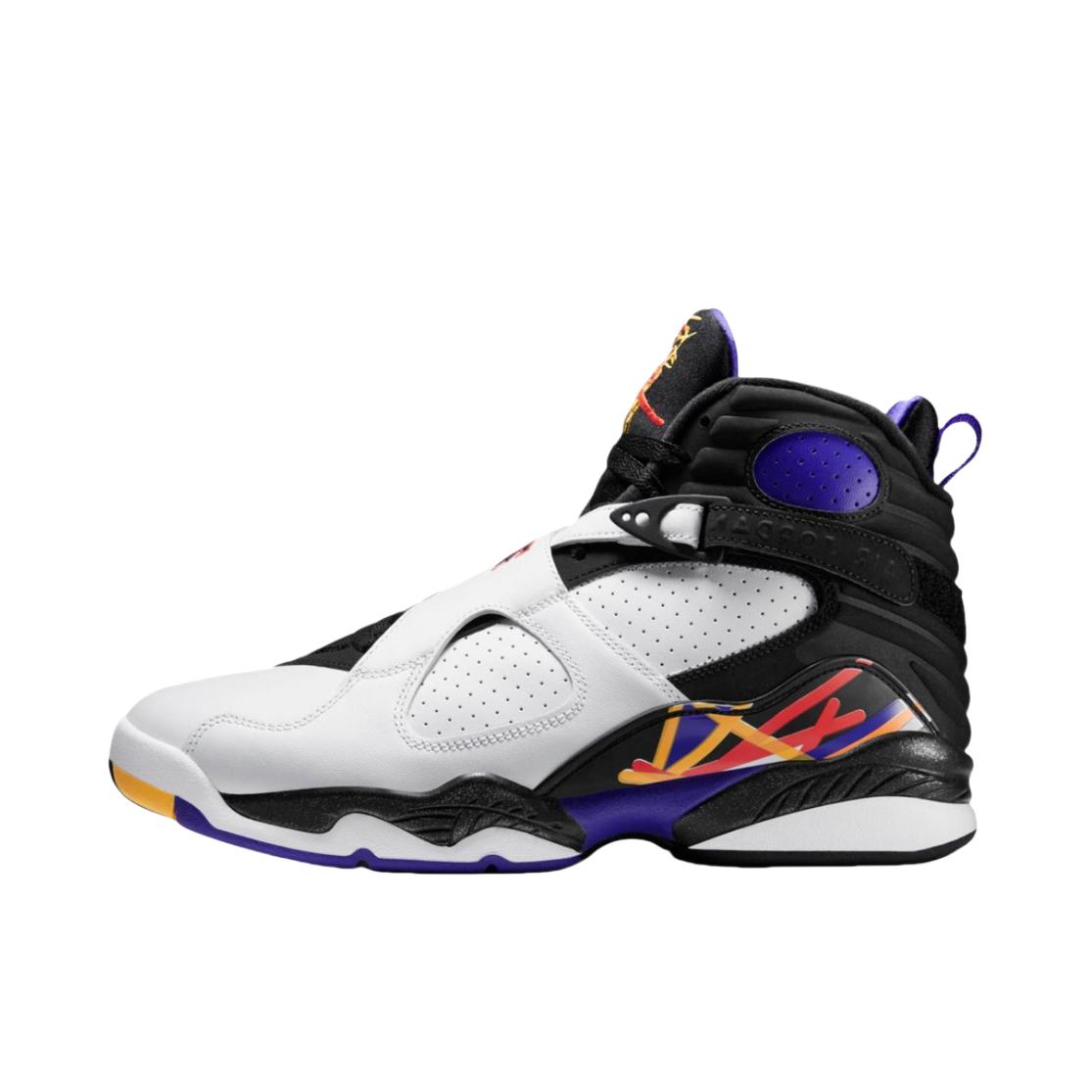 推荐商品：Air Jordan 8 运动休闲鞋 减震轻便防滑耐磨舒适百搭复古包裹性合成革支撑 Three Peat 三连冠