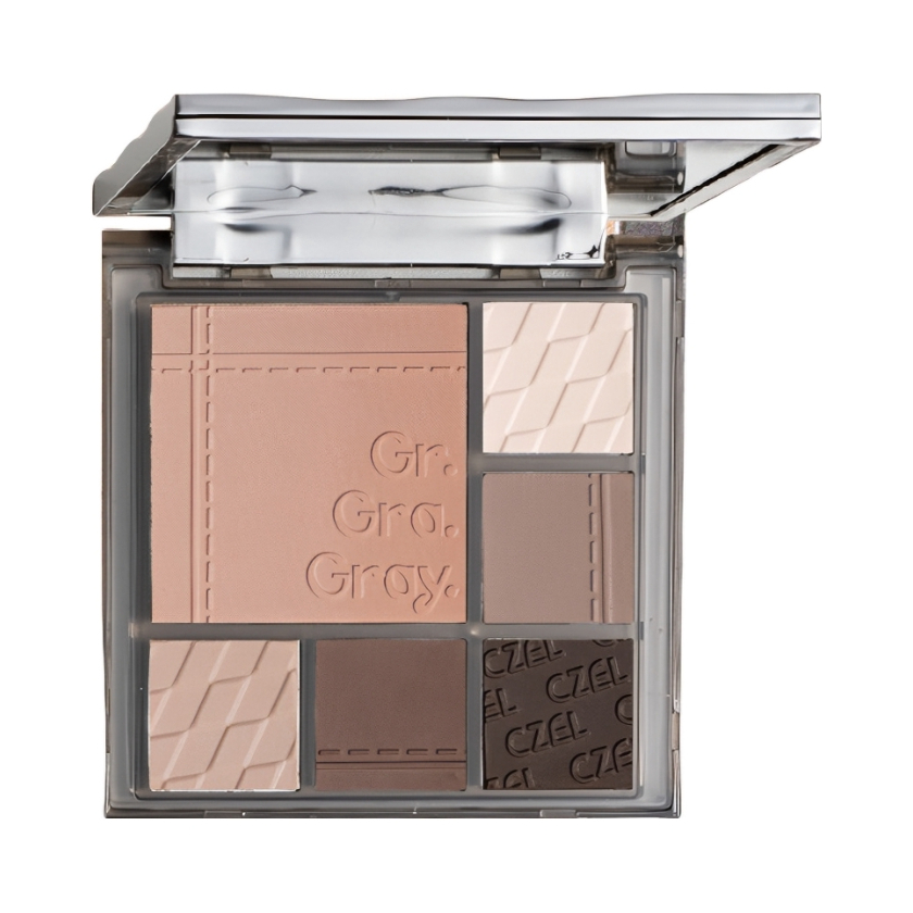 推荐商品：CZEL/绔姿 水波纹多功能眼影盘 哑光四合一 6.5g