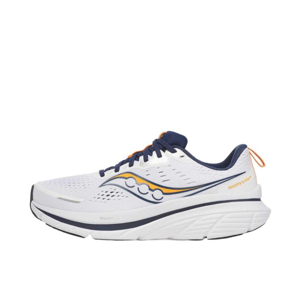 推荐商品：Saucony/索康尼 Guide 向导 18 防滑耐磨 减震透气 低帮 舒适百搭 跑鞋 白色 